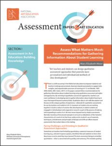 Assessment Papers for Art Education - Section I