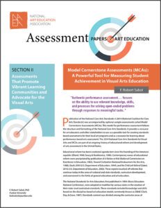 Assessment Papers for Art Education - Section 2