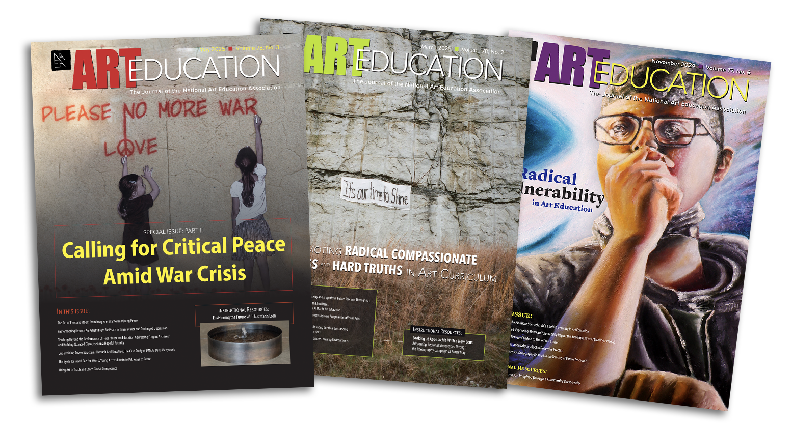 Covers of Art Education