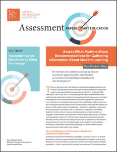 Assessment Papers for Art Education - Section I