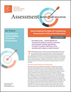 Assessments for Art Education - Section 3